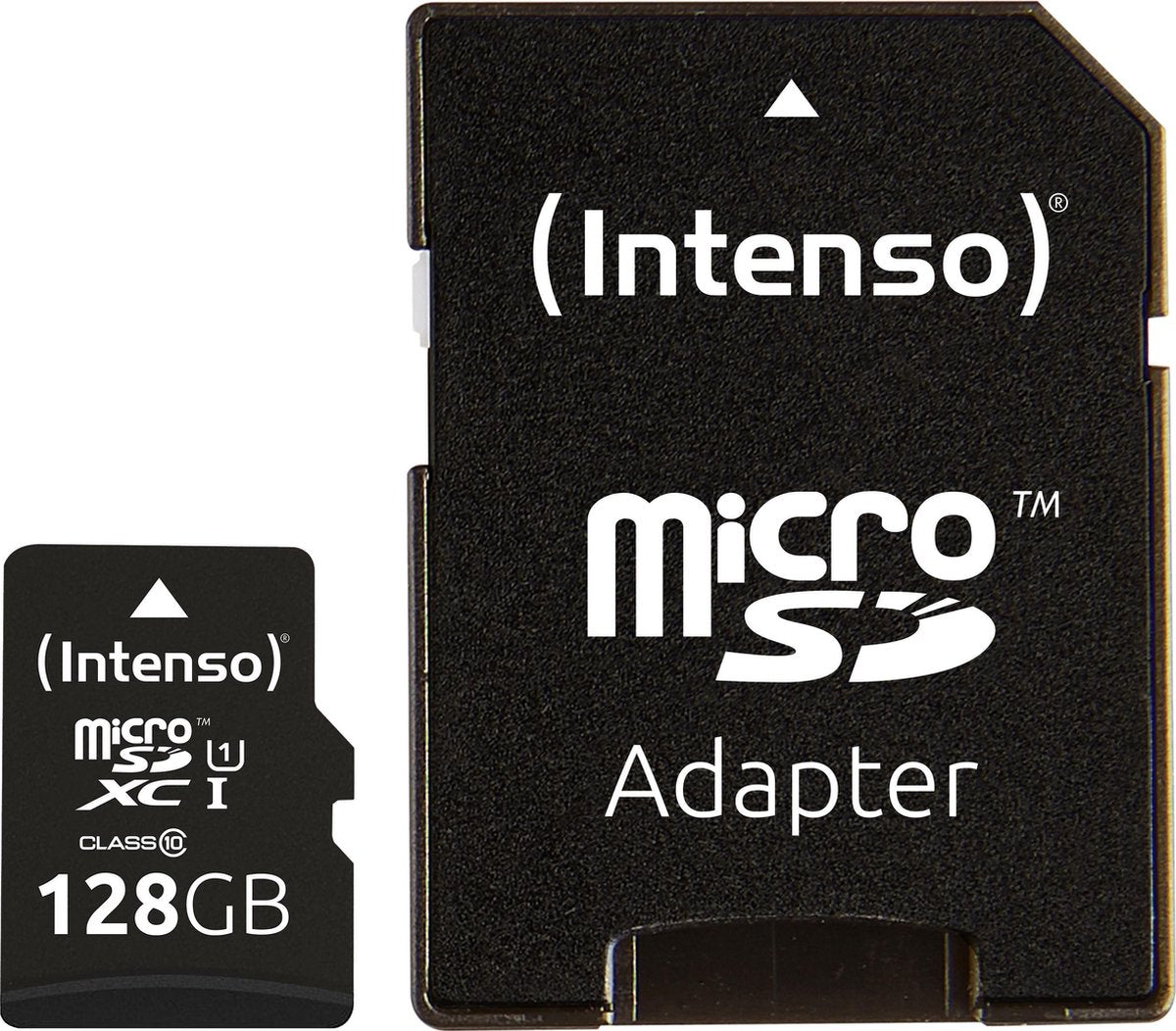 Intenso 128GB microSDXC flashgeheugen Klasse 10 UHS-I