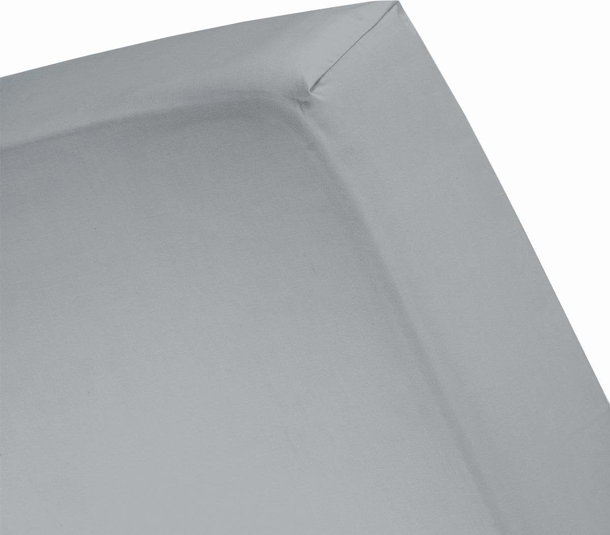 Damai - Hoeslaken (tot 15 cm) - Katoen - 70 x 150 cm - Grey