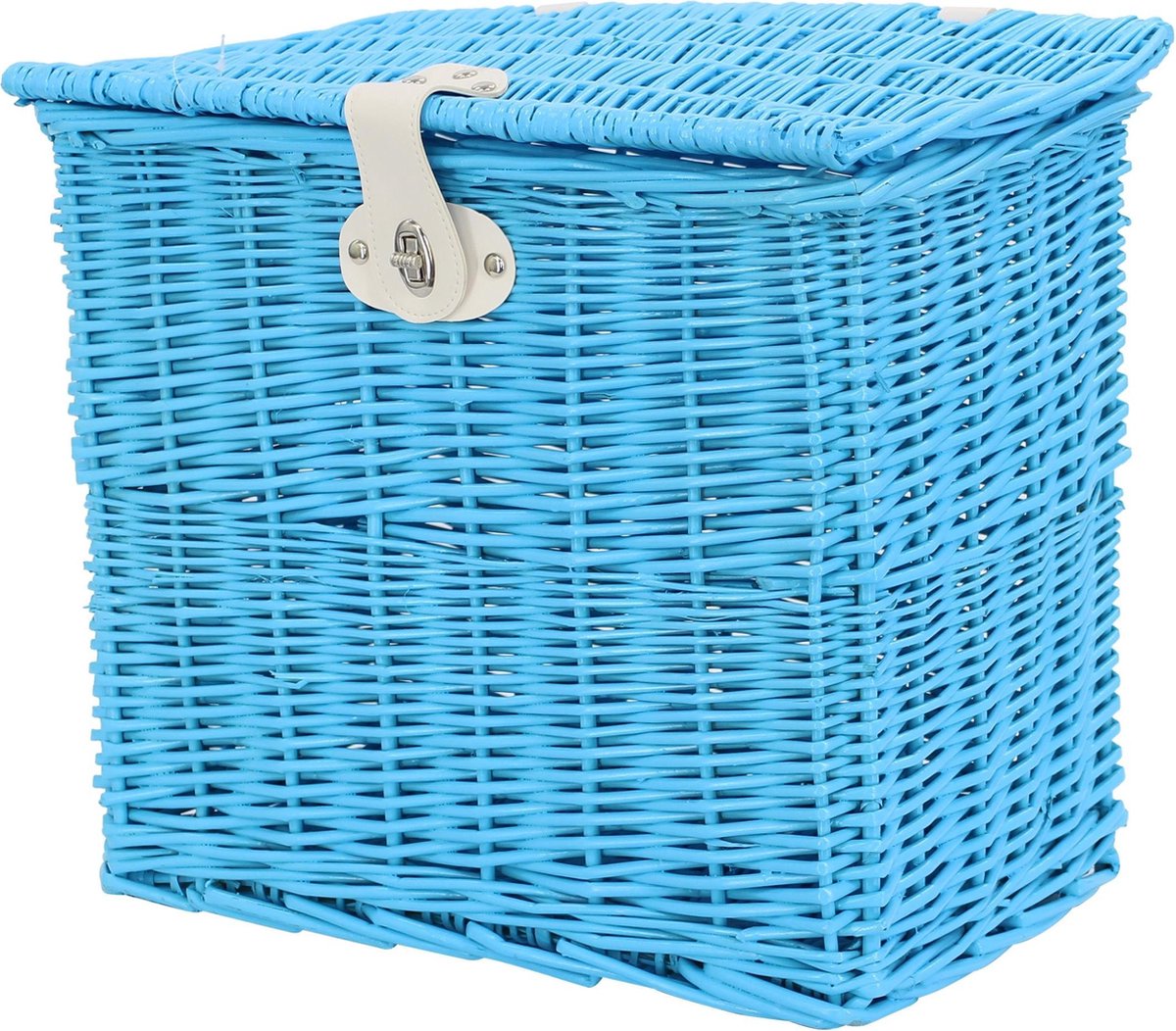 AMIGO - Fietsmand - Type bakkersmand - 25.5 Liter - Lichtblauw
