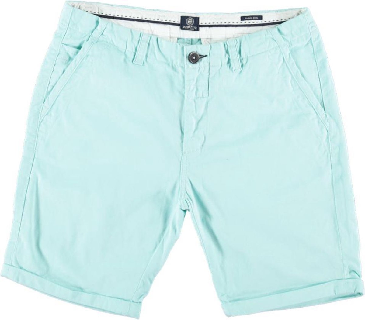 Dstrezzed turquoise twill cotton chino short - Maat W29