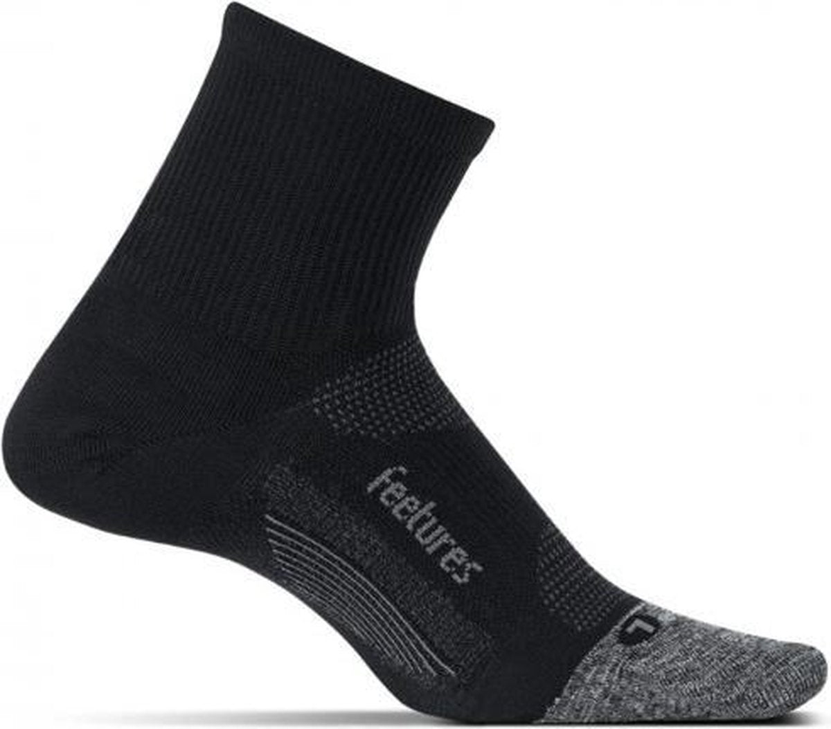 Feetures - Ultra Light - Quarter - Merino10 - Charcoal - XL