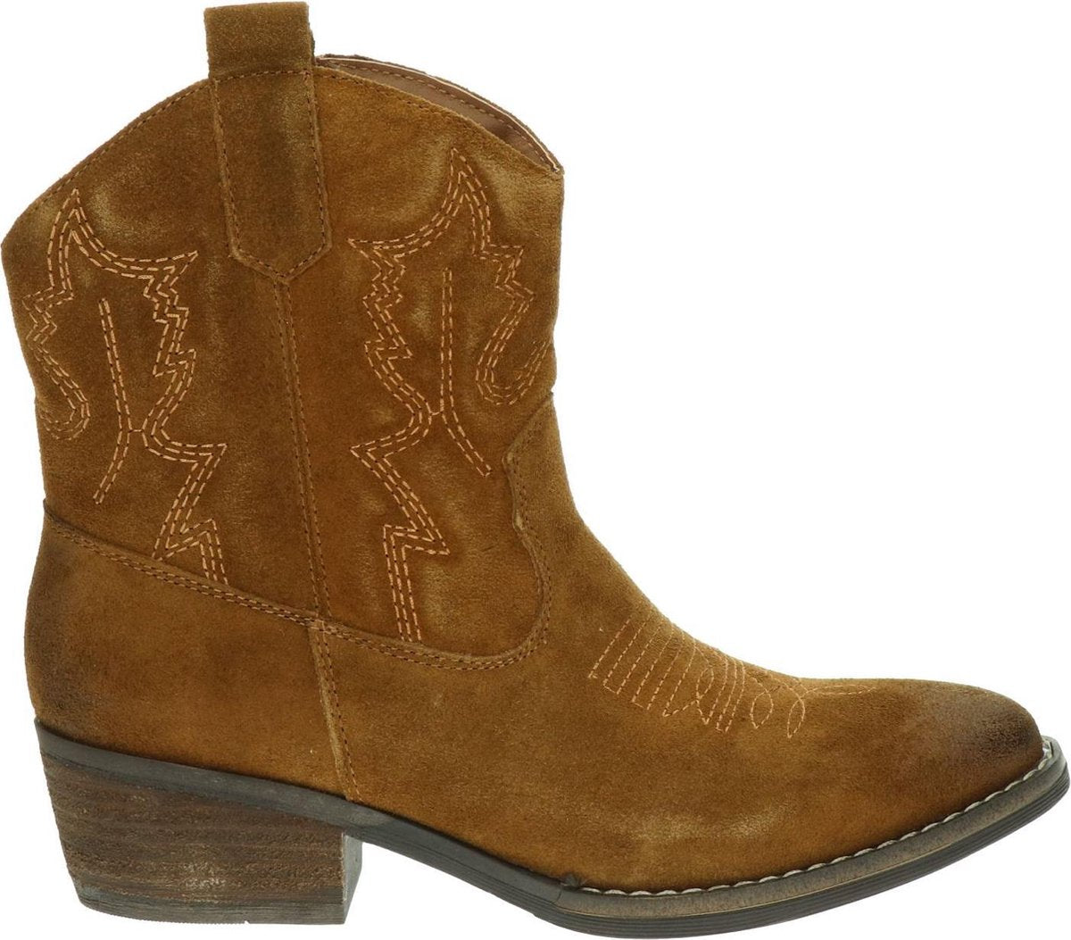 Nelson dames cowboylaars - Cognac - Maat 40