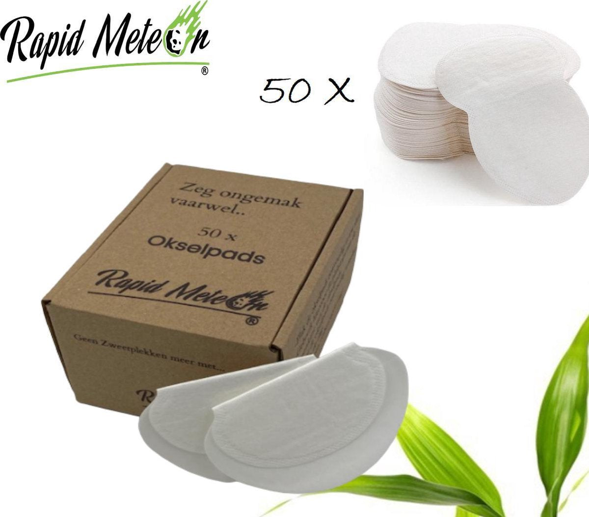 Okselpads - 50 stuks - Anti Zweet Pads tegen Zweetplekken - Dames - Heren - RapidMeteor®