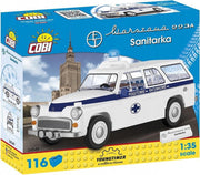 Cobi Youngtimer Collection 116 Warszawa 223 K Sanitarka - Constructiespeelgoed