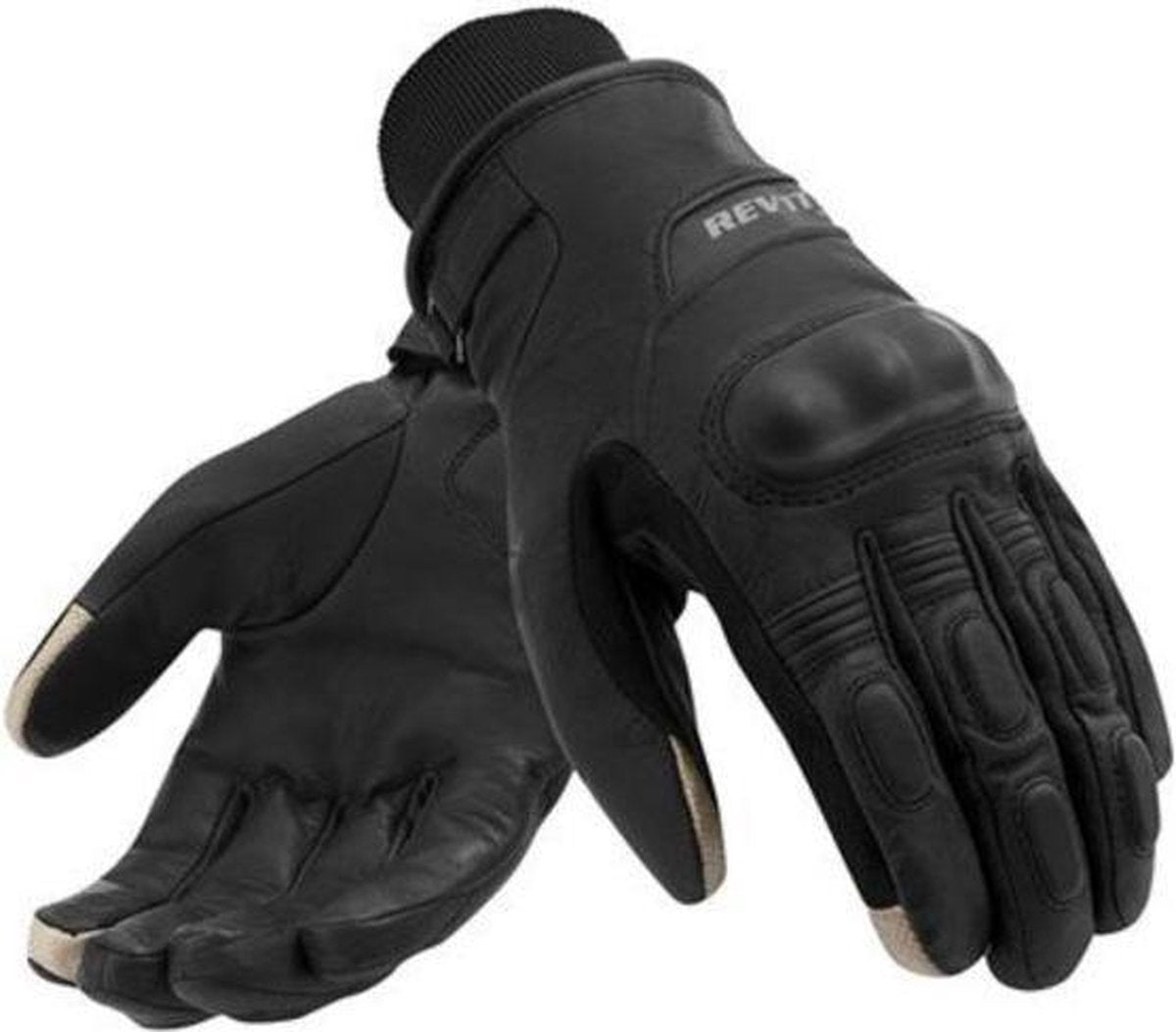 REV'IT! BoXXer H2O Black Motorcycle Gloves  XYL