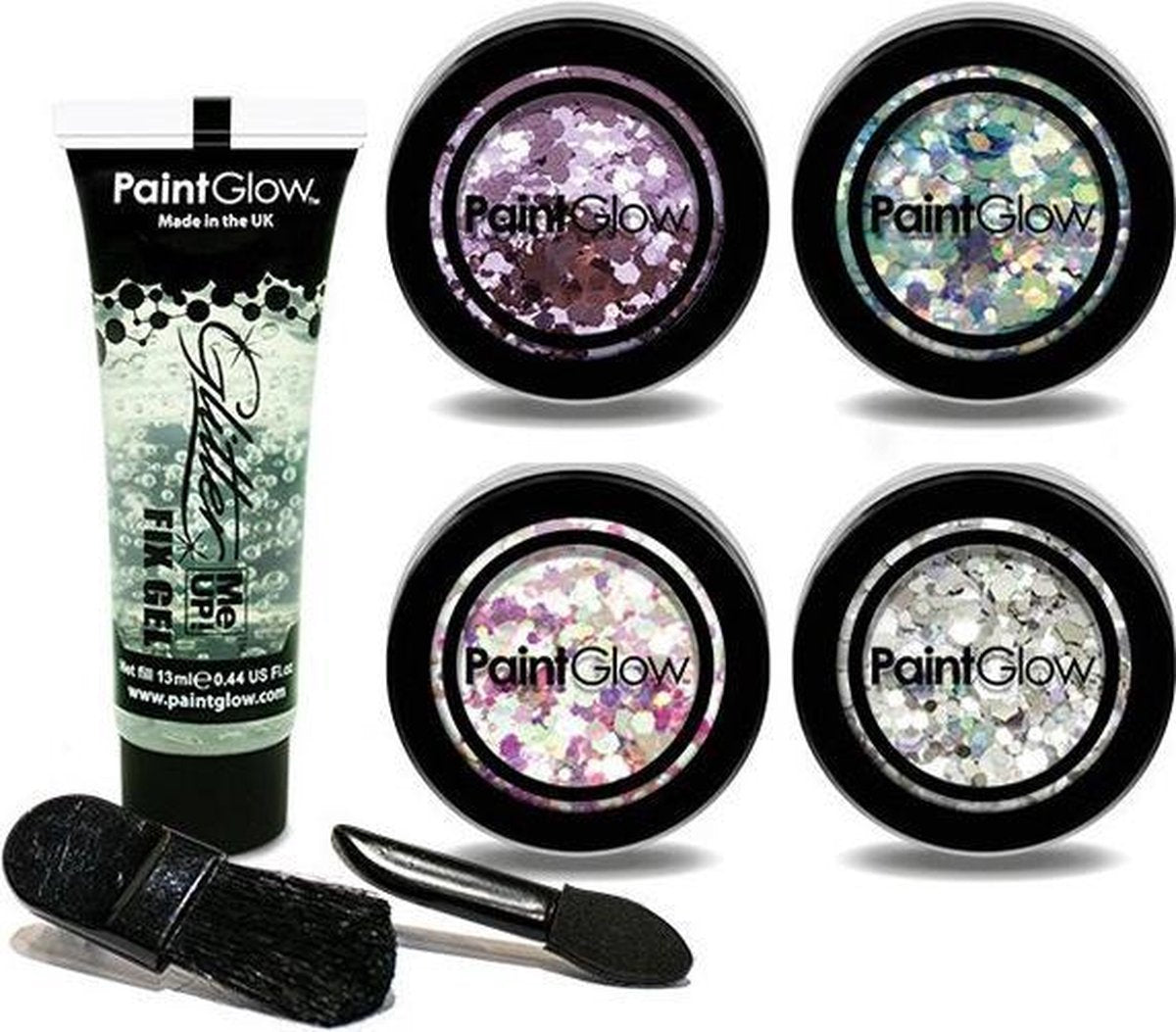 Chunky Cosmetics Glitters Make Up set Multicolour Paintglow