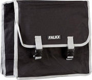 Falkx Dubbele Fietstas 33 X 33 X 13 Cm Zwart Grijs