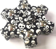Fidget spinner 6 blades doodskop skull
