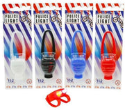 Set van 4 Stuks Politieverlichting Fietsverlichting LED lamp silicon 4-ass incl. batterij voorlicht en achterlicht siliconen set van 4 Fietslampjes kinderen