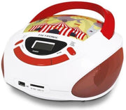 METRONIC 477145 Circus Kid CD-radio - rood en wit