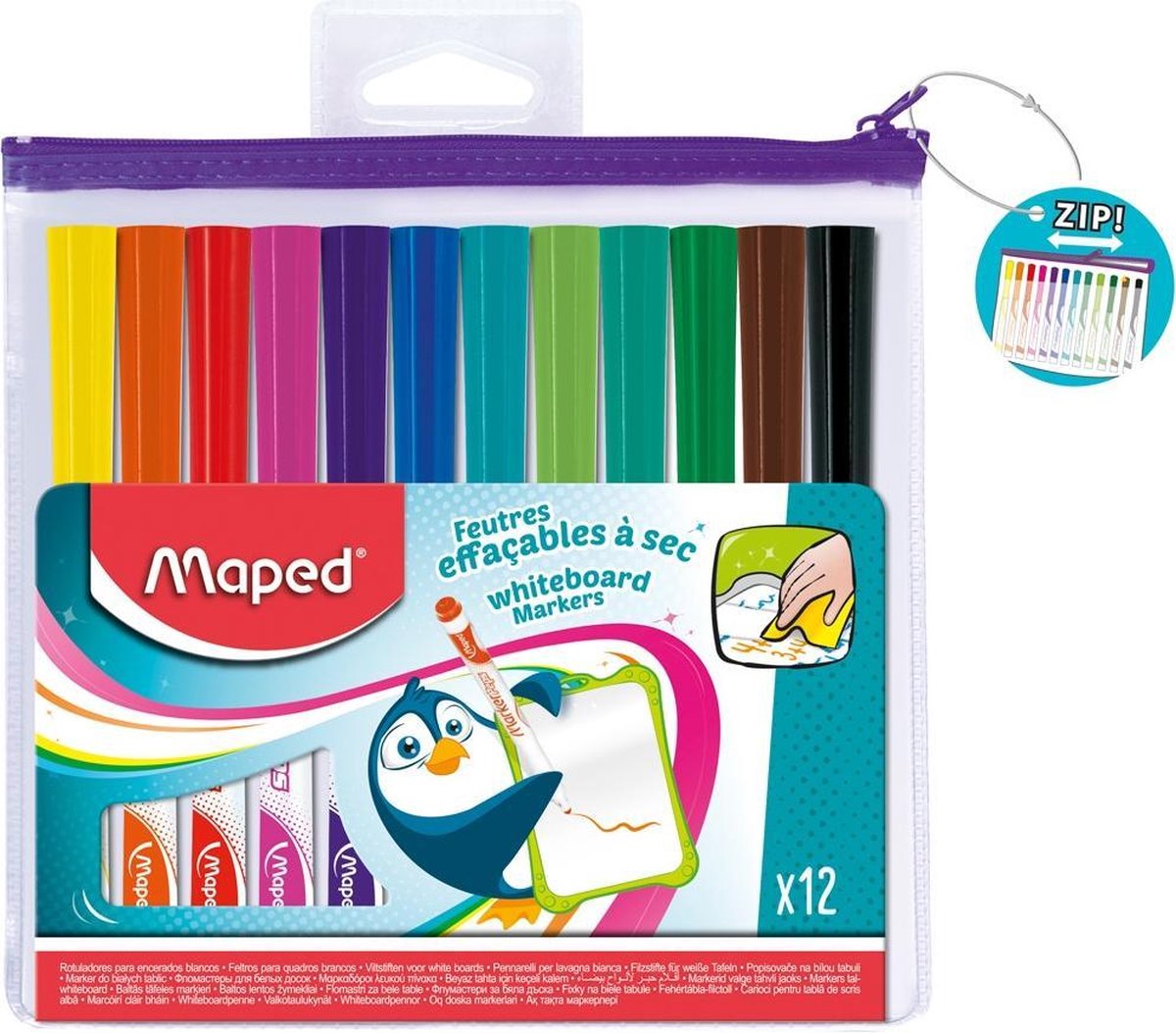 Maped Whiteboard Stiften 12 Kleuren
