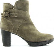 Van Dalen  - Enkellaars Suede - Womens - Green - 41