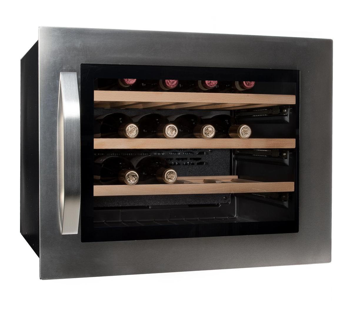Wine Klima Excellence S24 Inbouw wijnklimaatkast - RVS - 24 flessen