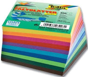 Vouwbladen 16 x 16 cm 500 vel assorti