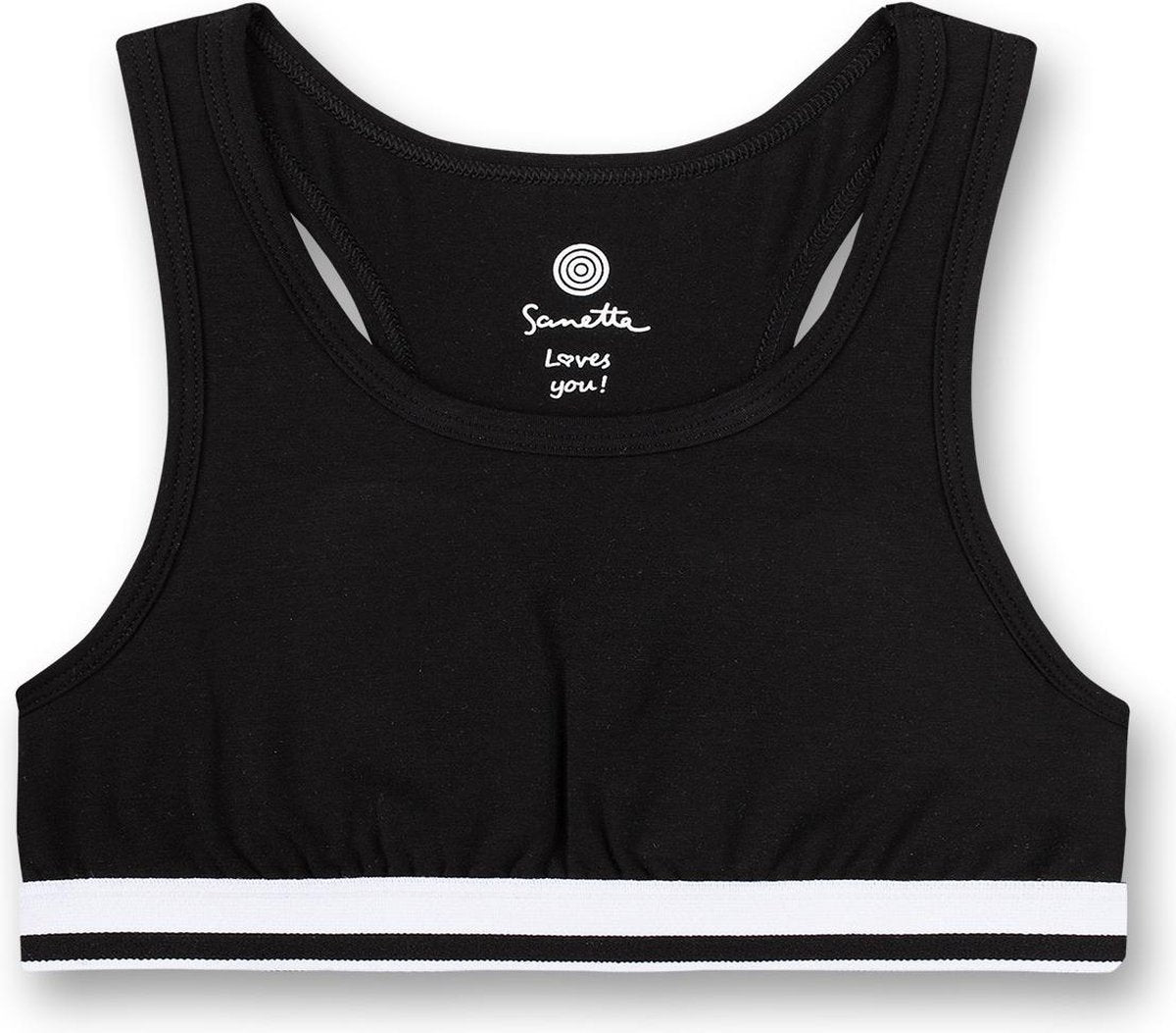 Sanetta sport topje zwart maat 140