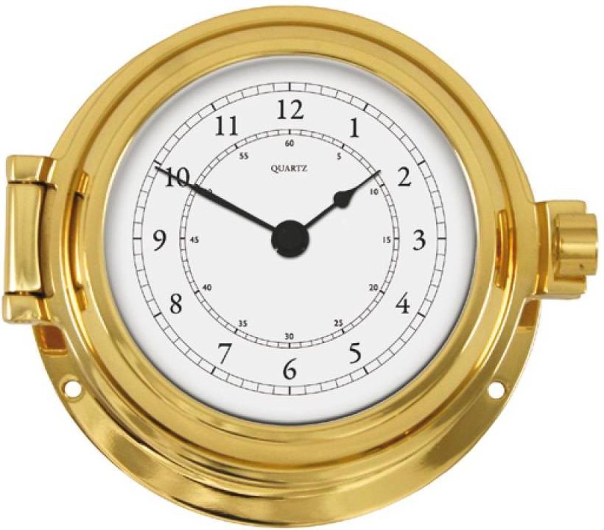 Talamex Scheepsklok/ Barometer Model: Klok messing