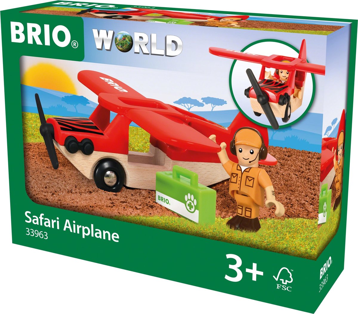 BRIO Safarivliegtuig - 33963