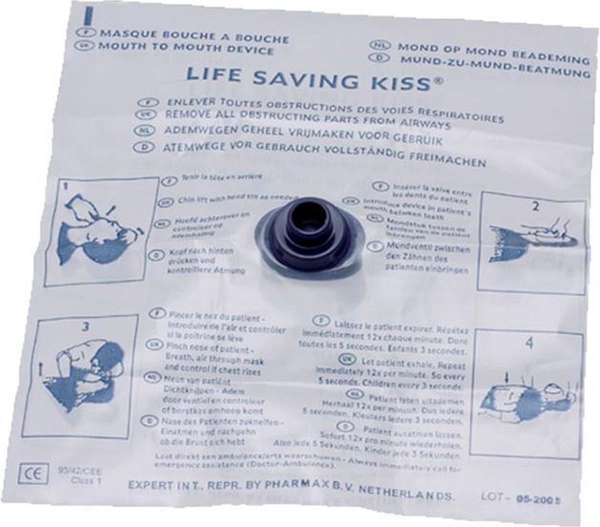HEKA Kiss for life beademingsdoekje niet steriel