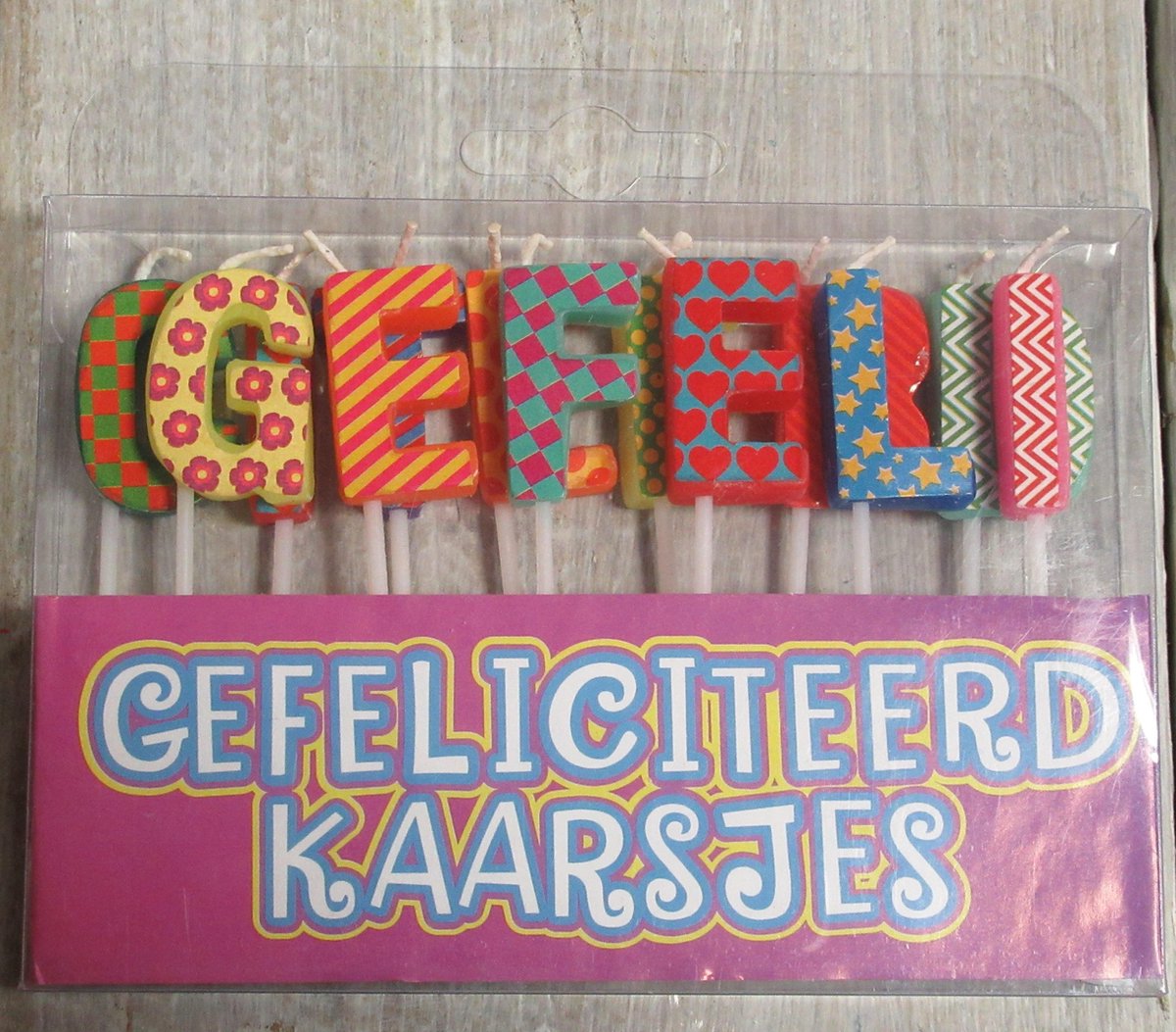 taartkaarsjes gefeliciteerd