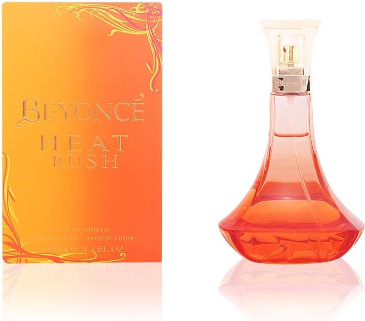 MULTI BUNDEL 2 stuks BEYONCE HEAT RUSH eau de toilette spray 100 ml