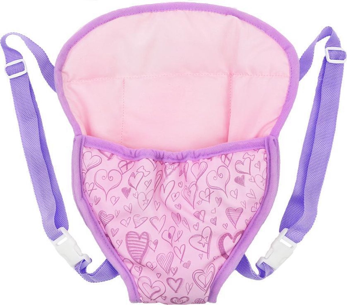 Dolldreams | Poppendraagzak - draagzak voor babypop of andere poppen tot 45 cm - geschikt voor kleuters
