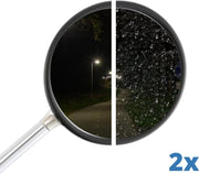 Drive Hydro waterafstotende folie spiegel - Scooter spiegel - auto spiegel - anti regen folie spiegel - anti fog - Nano coating folie - nano shield spiegel - anti-regen - spiegel sticker - vespa - zip - Buitenspiegel - rond - 80 x 80mm - 95 x 95 mm