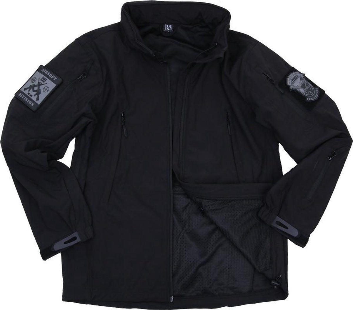 101inc Softshell Jack Tactical new version zwart