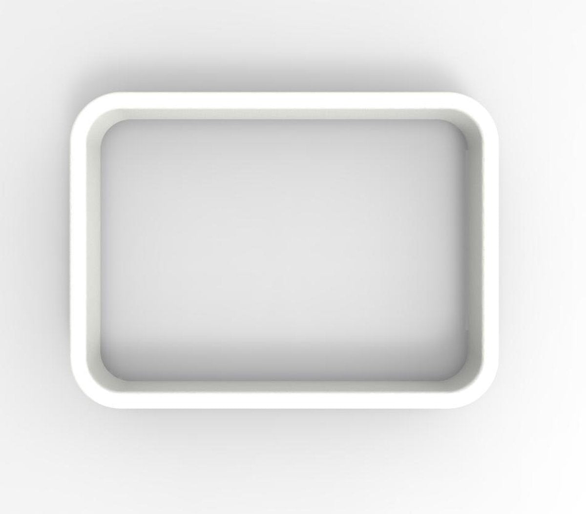 Goïot witte ABS Afwerkrand voor model Opal 50