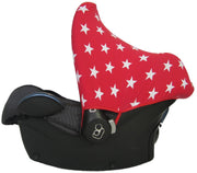 Wallabiezzz - Maxi Cosi Autostoel Zonnekap -  Ster Rood