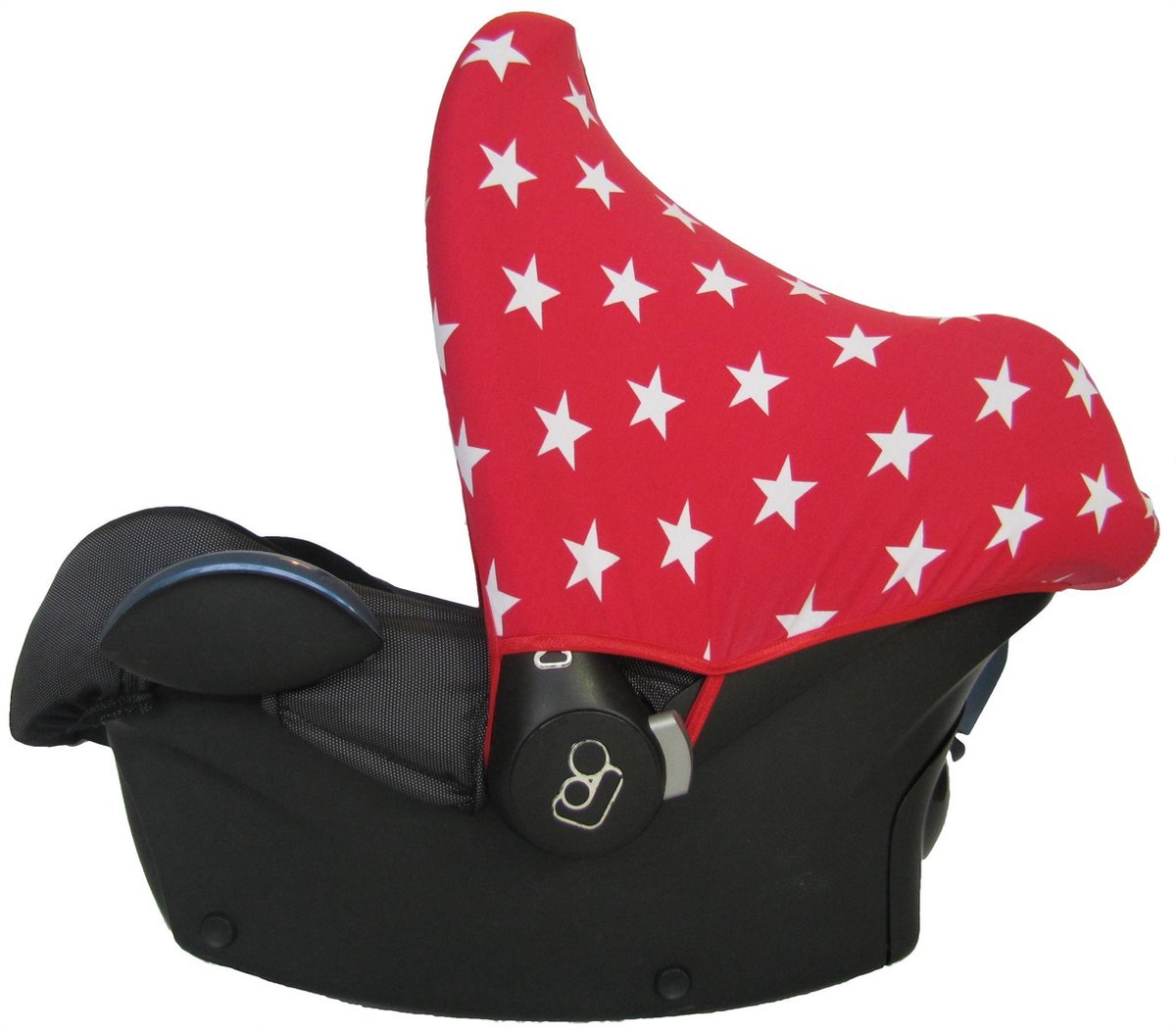 Wallabiezzz - Maxi Cosi Autostoel Zonnekap -  Ster Rood