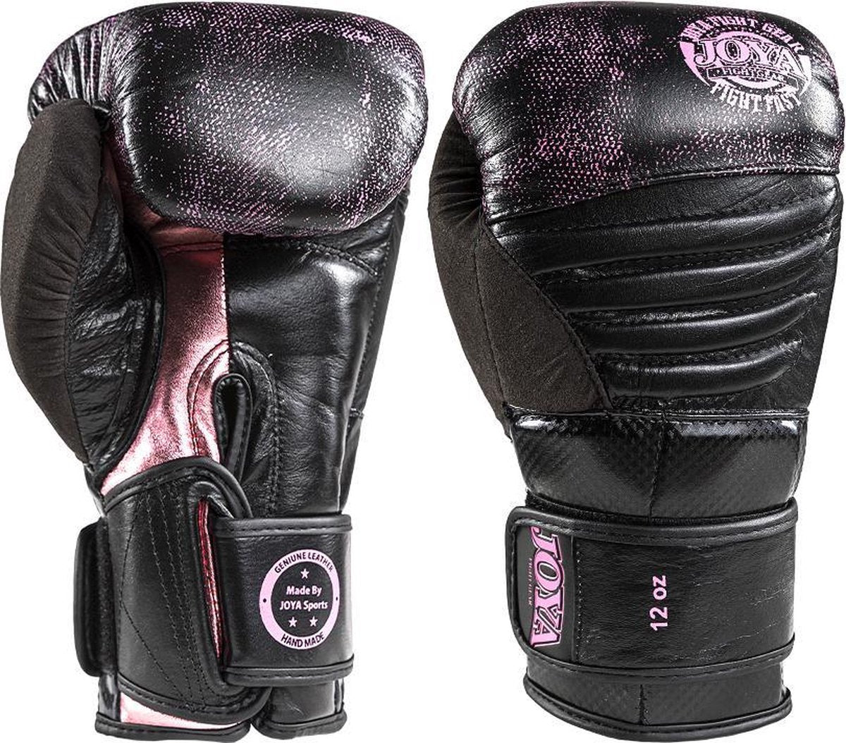 Joya Fightgear - leren bokshandschoenen - 'Pink Falcon' - 10oz