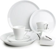 Salt&Pepper Stripeless Serviesset - 20 delig - wit