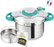 SEB CLIPSO MINUT 'EASY Snelkookpan P4620716 6L blauw Alle warmtebronnen inclusief inductie