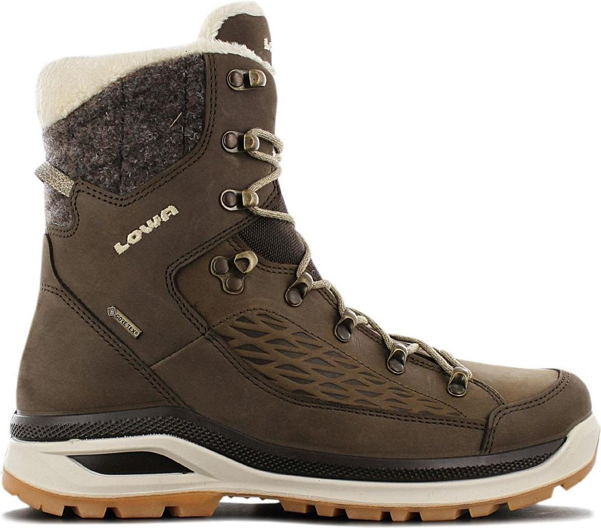 LOWA Renegade Evo Ice GTX WS - Gore Tex - Dames Wandelschoenen Trekking Outdoor schoenen Laarzen Boots Bruin 420950-0485 - Maat EU 39 1/2 UK 6