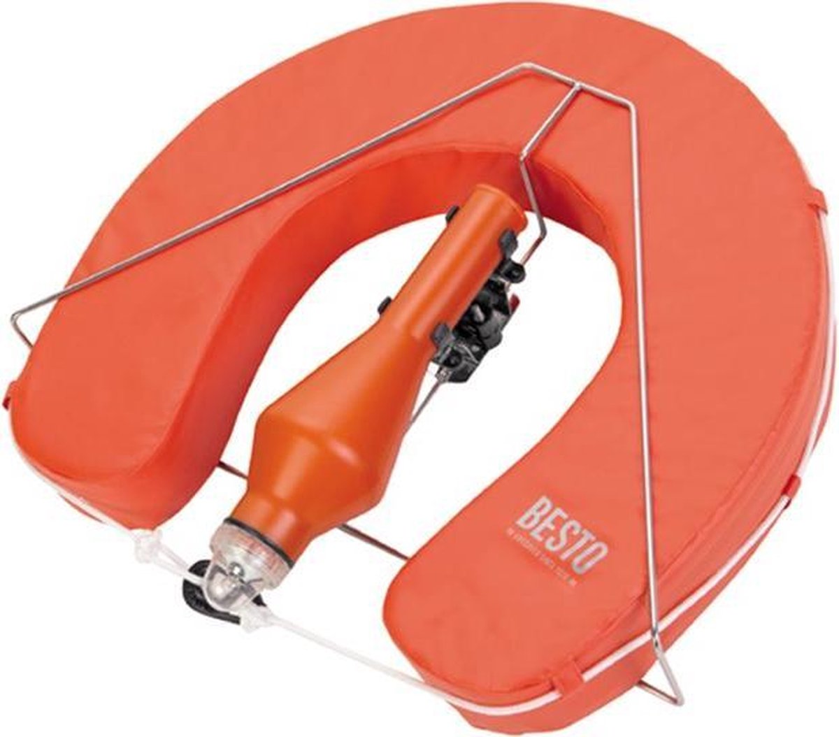 Besto oranje Hoefijzerboei type Wipe Clean - complete set