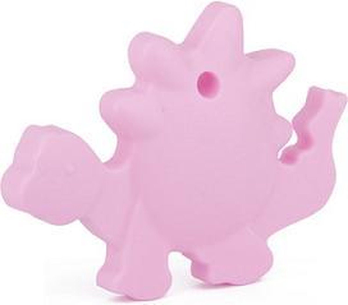 Bijtketting dino roze