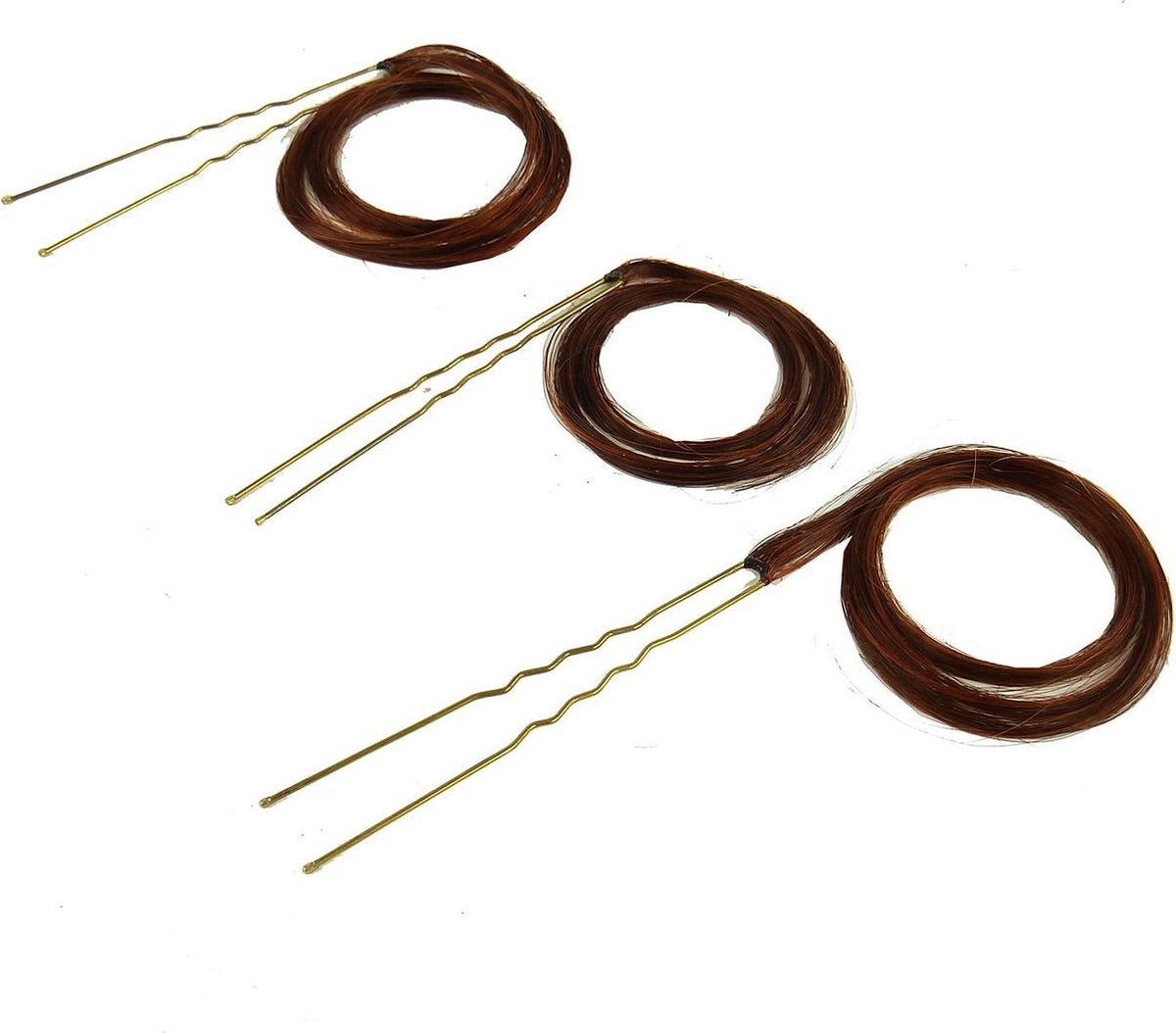 3x Balmain Elegance Finish Accents Wild Fire haar Styling clip extensions