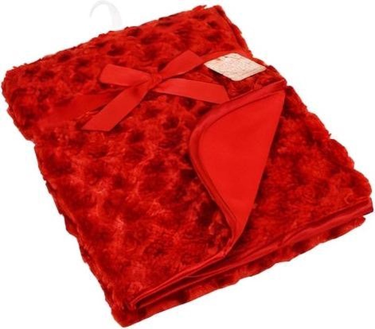 Soft Touch Babydeken Rose 75 X 100 Cm Rood