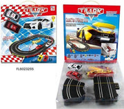 Racebaan 210cm 54 delig met twee auto's