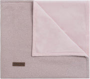 Baby's Only Ledikantdeken soft Sparkle - zilver-roze mêlee