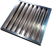 Lamellenfilter 400x400x25mm voor Horeca Afzuigkap