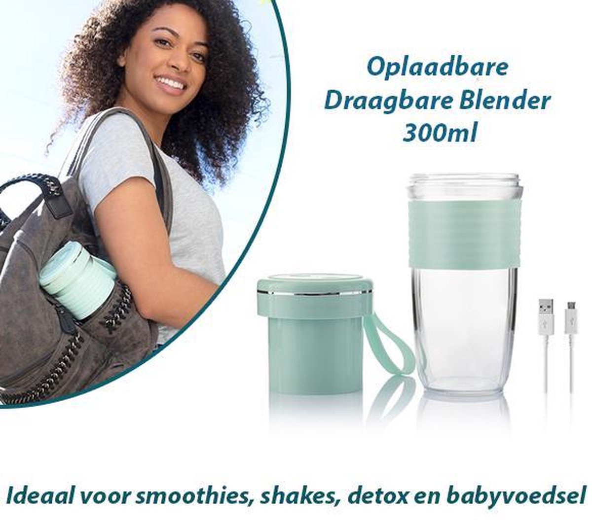 USB Oplaadbare en Draagbare Blender
