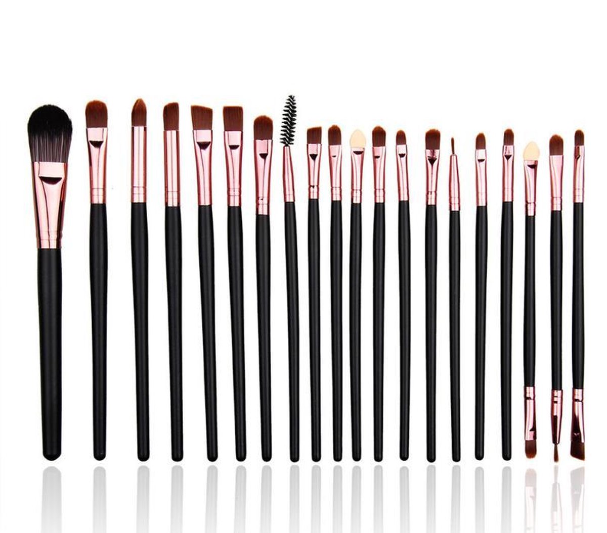 20-delige make-up kwasten set geschikt voor oogschaduw
