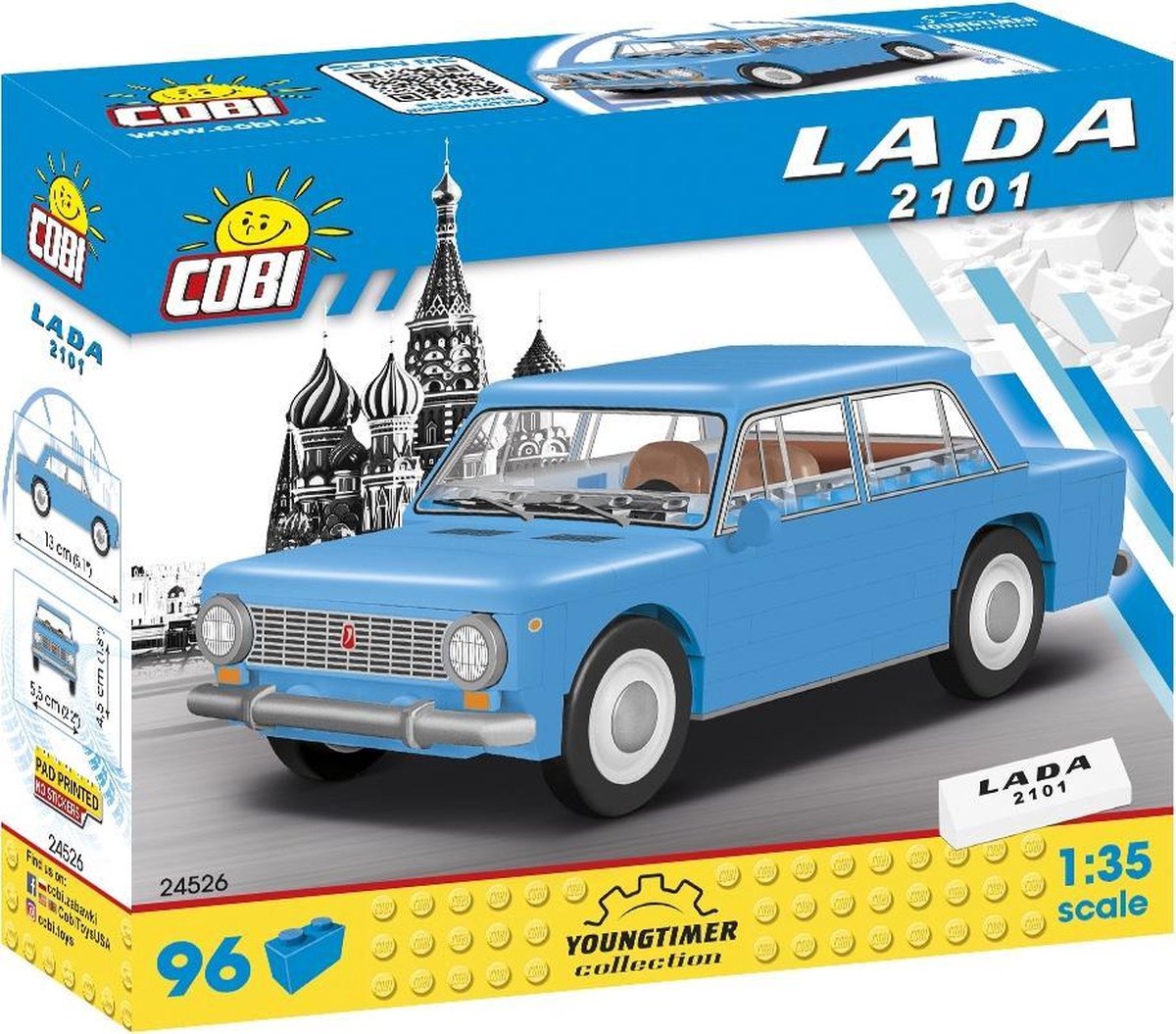 COBI 24526 Lada 2101 - Constructiespeelgoed - Modelbouw - Auto