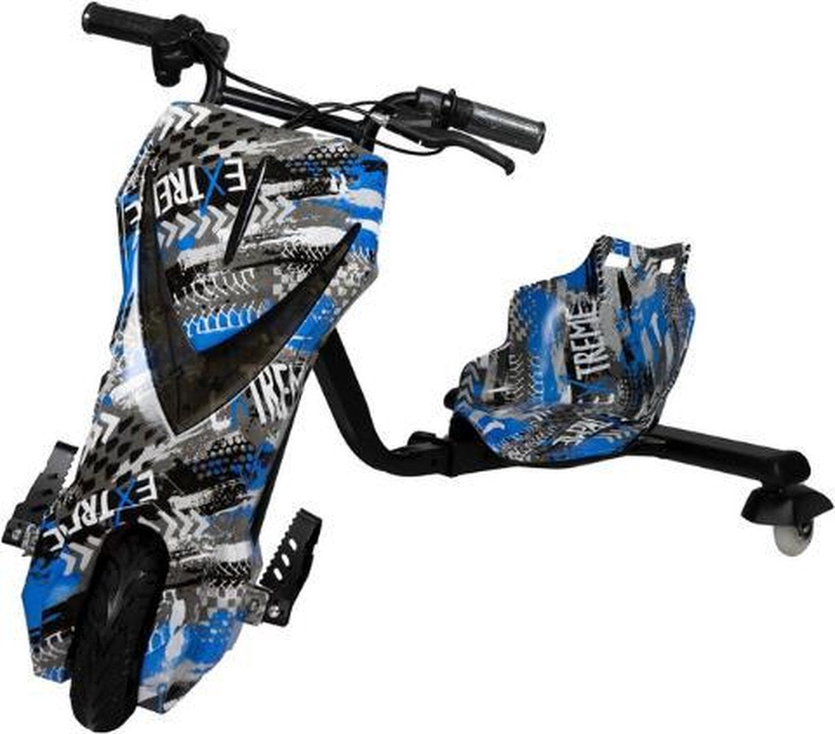 Elektrische Drift Trike | Ampes | 25 KM/H | Drift kart | Dynamisch Blauw
