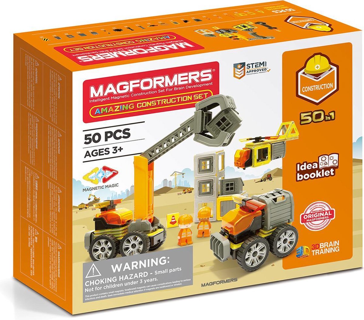Magformers Amazing Construction Set - 50 Onderdelen - Magnetisch speelgoed