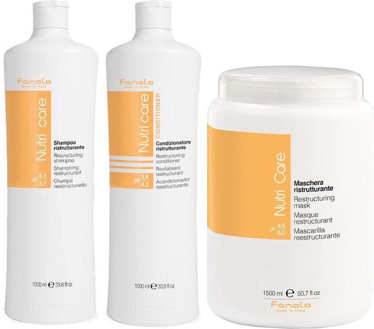Droog haar pakket Fanola Nutri Care XL