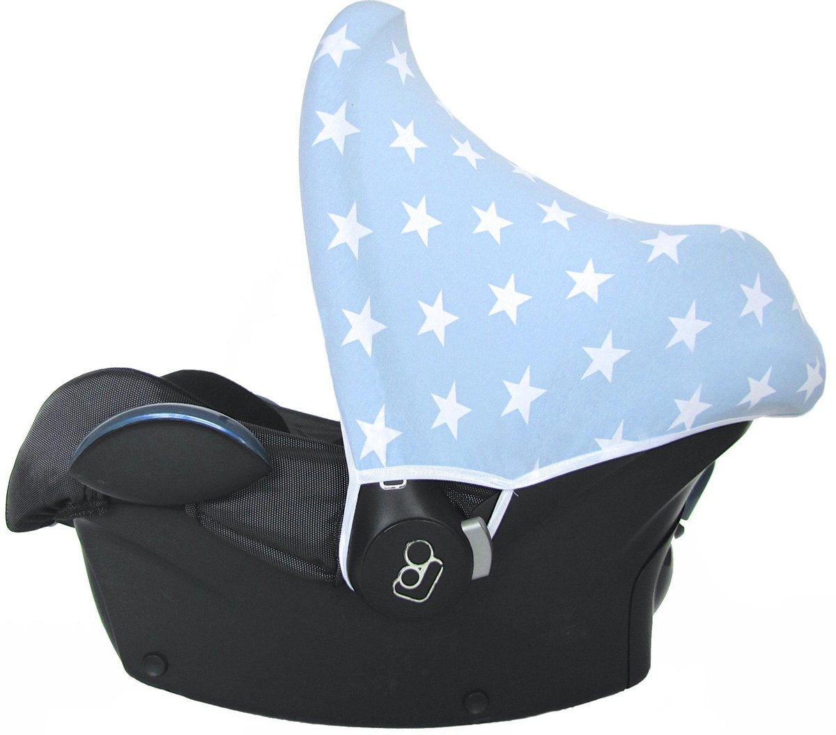 Wallabiezzz - Maxi Cosi Autostoel Zonnekap -  Ster Lichtblauw
