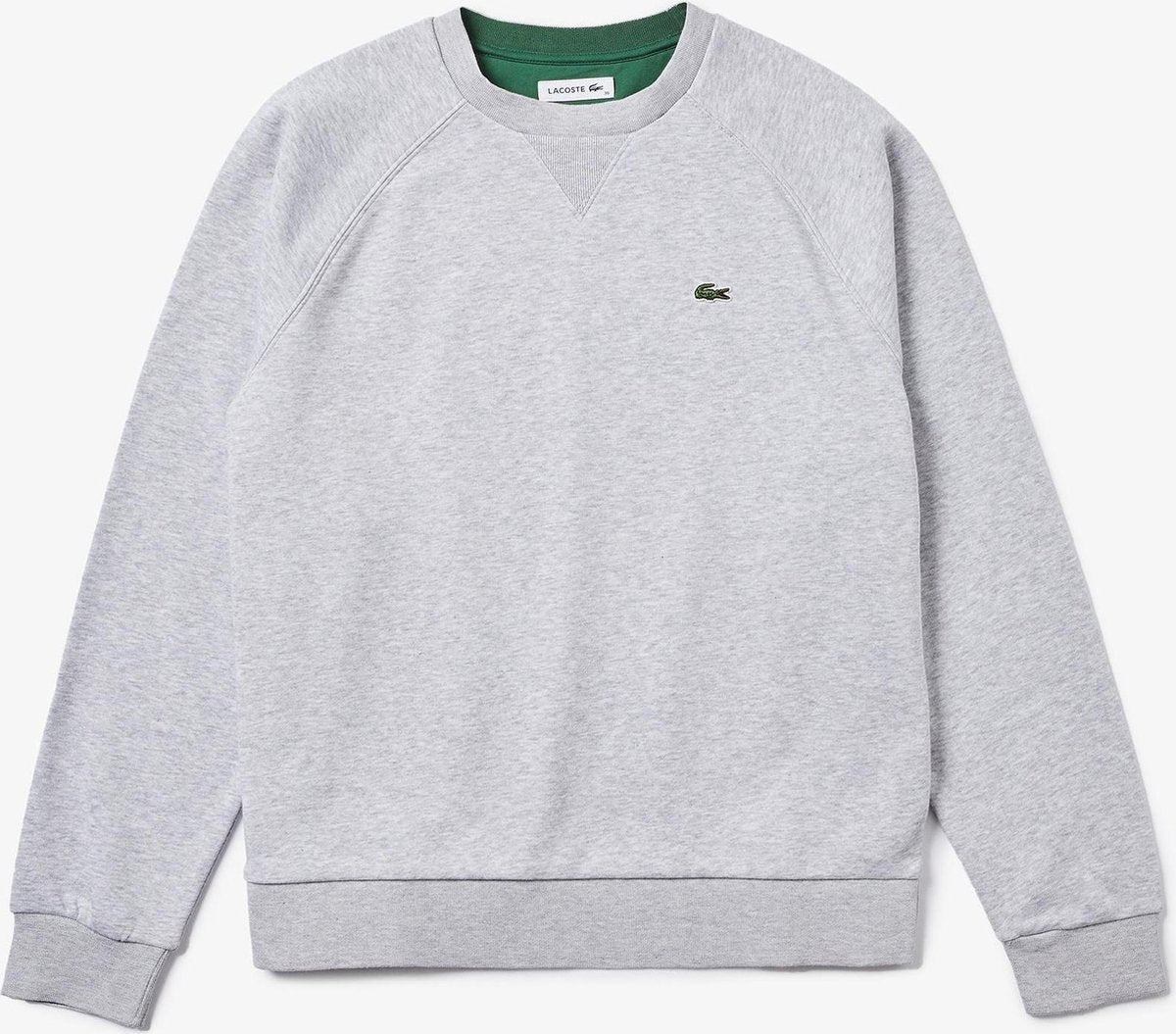 Lacoste Dames Trui - Silver Chine/Green - Maat 42