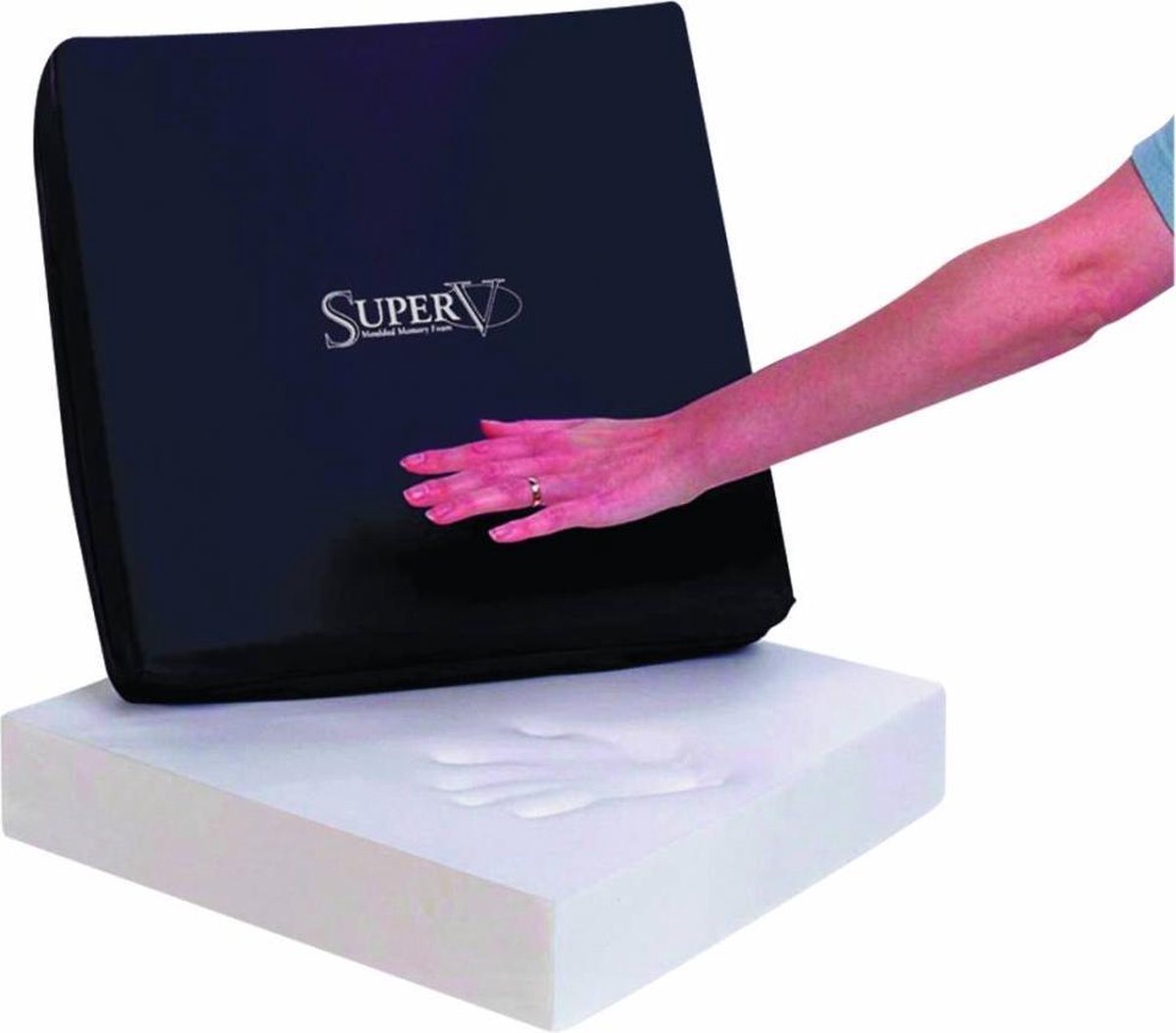 Designer Super V zitkussen - 40 x 40 x 8 cm